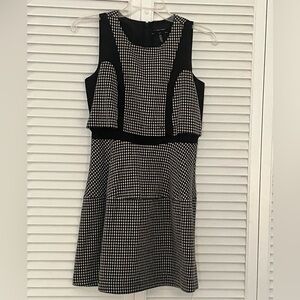 Dress Forum Black/White Patterned Dress